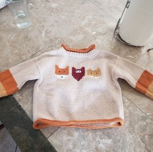 Hand made in peru kids 2T beautiful warm sweater